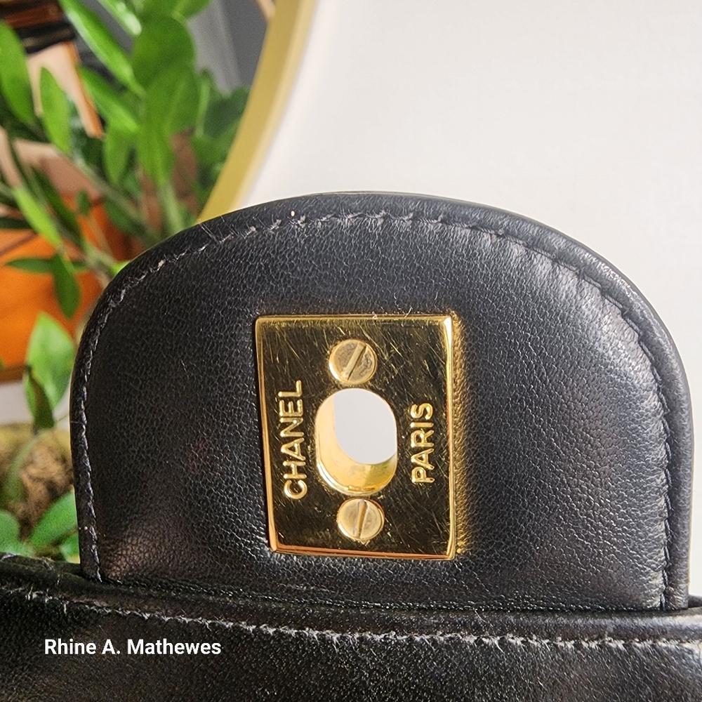 CLASSIC CHANEL JUMBO FLAP 30 24k PLATED GHW - Picture 12 of 16